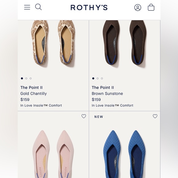 Rothy’s gorgeous the point slip ons - Picture 4 of 4